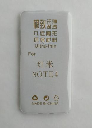 Силиконовый чехол redmi note 4 11 ультратонкий прозрачный