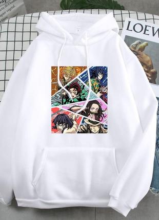 Худи «клинок, рассекающий демонов» unisex