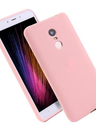 Силиконовый чехол xiaomi redmi go матовый коралловый 2078p