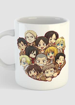 Кружка аниме «атака титанов» 330 мл