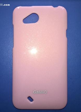 Чехол galilio silicon case для htc desire vc (t328d) light pink