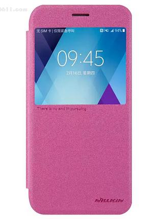 Чехол nillkin sparkle для samsung galaxy a5 2017 (a520) hot pink