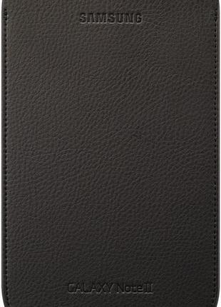 Чехол efc-1j9ldegstd для samsung galaxy note ii (n7100) dark brown