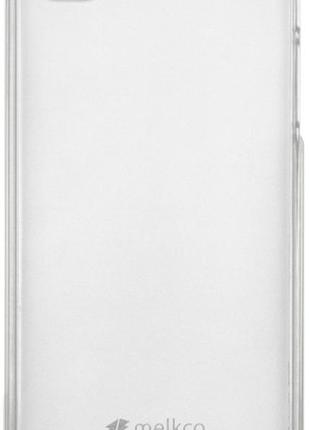 Чехол melkco poly jacket tpu (ver.2) для iphone 4s / 4 transparent mat + защитная плёнка