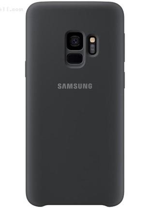 Чохол silicone cover для samsung galaxy s9 (g960) black (original 100%)