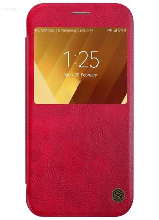 Чохол nillkin qin для samsung galaxy a3 2017 (a320) dark red