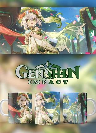 Кружка аниме геншин імпакт 330 мл