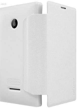 Чохол nillkin sparkle для microsoft lumia 435 pure white