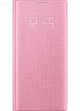 Чехол led view cover для samsung galaxy note 10 (n970) pink (original 100%)