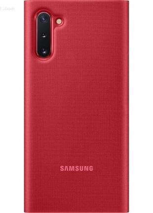 Чохол led view cover для samsung galaxy note 10 (n970) red (original 100%)2 фото