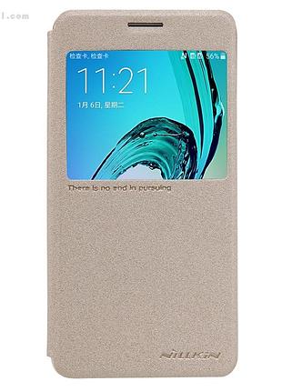 Чехол nillkin sparkle для samsung galaxy a3 2016 (a310) shampaign gold