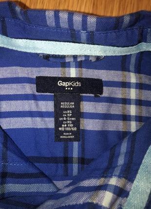 Gap 4-5(110)рубашка4 фото
