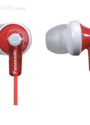 Навушники panasonic rp-hje118gu-r red