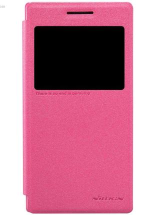 Чехол nillkin sparkle для lenovo p90 / k80 hot pink