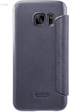 Чехол nillkin sparkle для samsung galaxy s7 (g930) dark grey2 фото