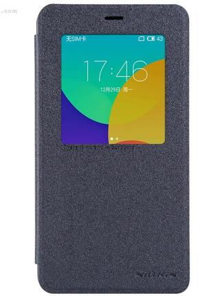 Чехол nillkin sparkle для meizu mx4 pro dark grey