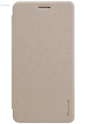Чехол nillkin sparkle для huawei y6 ii (honor 5a) shampaign gold