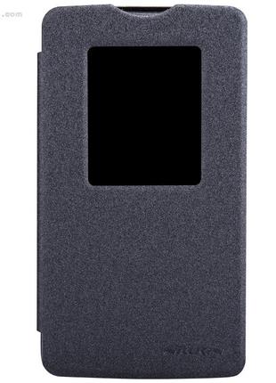 Чехол nillkin sparkle для lg l80 (d380) dark grey