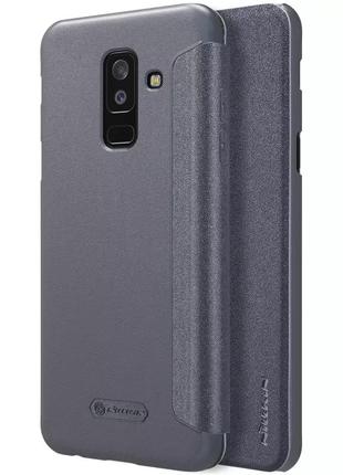 Чохол nillkin sparkle для samsung galaxy a6 plus 2018 (a605) dark grey6 фото