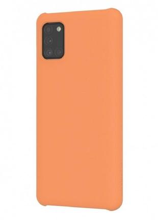Чехол hard case для samsung galaxy a31 (a315) orange (wits®)3 фото
