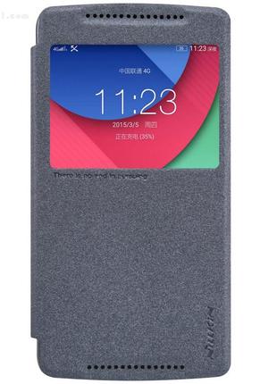 Чехол nillkin sparkle для lenovo a7010 (k4 note) dark grey