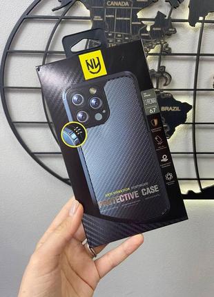 Противоударный чехол carbon matte для iphone 13 pro max,полупрозрачный чехол для айфон 13 про макс