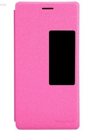 Чехол nillkin sparkle для huawei p7 hot pink