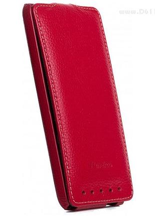 Чехол melkco jacka premium для htc one (m7) red