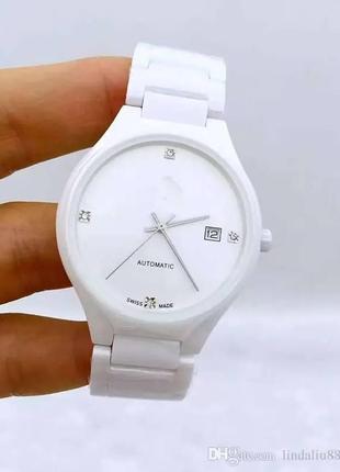 Білий керамічний rado jubile true годинник