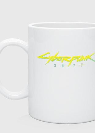 Кружка с принтом «cyberpunk 2077» 330 мл