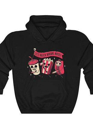 Худи «давайте смотреть фильмы ужасов» unisex