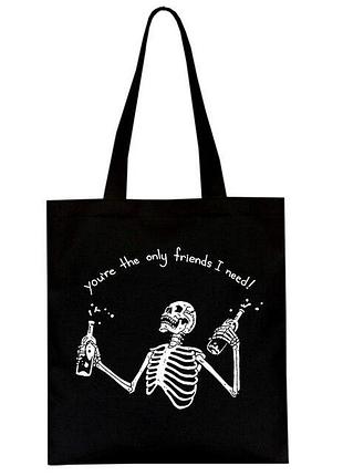 Шоппер goth skull