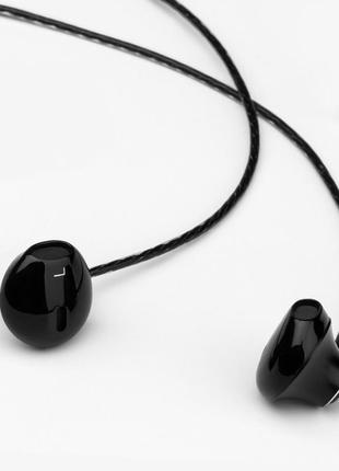 Навушники вкладиші провідні з мікрофоном recci rew-e01 listener чорні