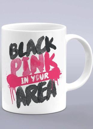 Кружка блэкпинк blackpink black pink 330 мл