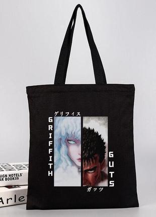 Шоппер с принтом berserk