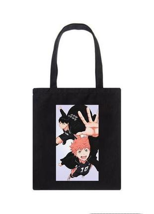 Шоппер с принтом haikyu!!