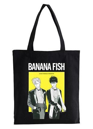 Шоппер с принтом banana fish