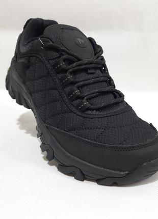 Розміри! 43,44 чоловічі зимові кросівки чорні термо до - 21*с