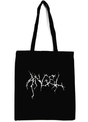 Шоппер с принтом angel