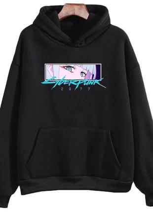 Худи аниме «киберпанк: бегущие по краю» unisex