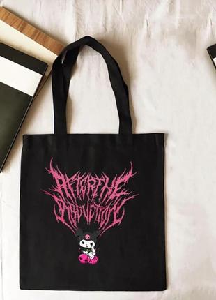 Шоппер с принтом куроми