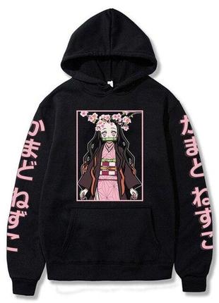 Худи аниме «demon slayer: kimetsu no yaiba» unisex1 фото