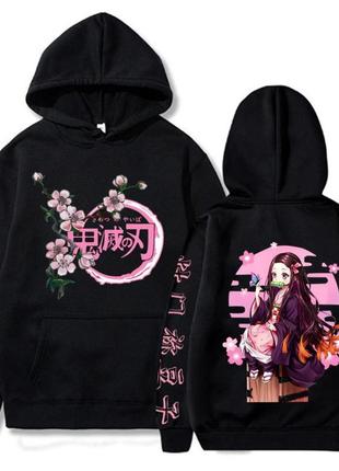 Худи аниме «demon slayer: kimetsu no yaiba» unisex