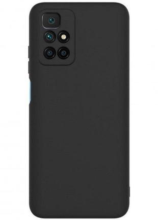 Чехол fiji soft для xiaomi redmi 10 2022 / redmi 10 prime 2022 силикон бампер черный