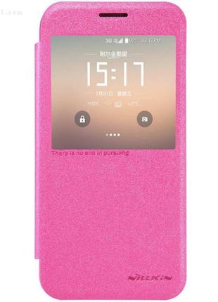 Чехол nillkin sparkle для samsung galaxy a50s (g930) hot pink