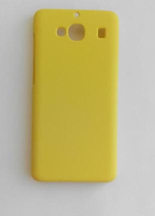 Бампер желтый матовый xiaomi redmi 21 фото