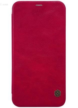 Чохол nillkin qin для iphone xs, iphone x (5.8") dark red