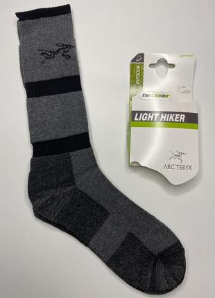 Термошкарпетки arcteryx light hiker tri layer м чорний 39-44(р)