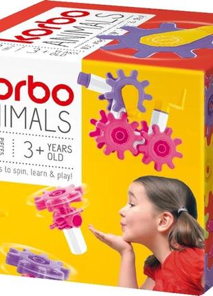 Набір для творчого конструювання korbo тест прайсу “animals“ 18 деталей