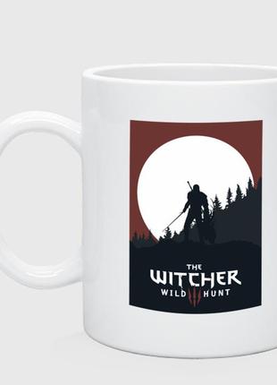 Кружка «the witcher, wild hunt, геральд, ведьмак» 330 мл